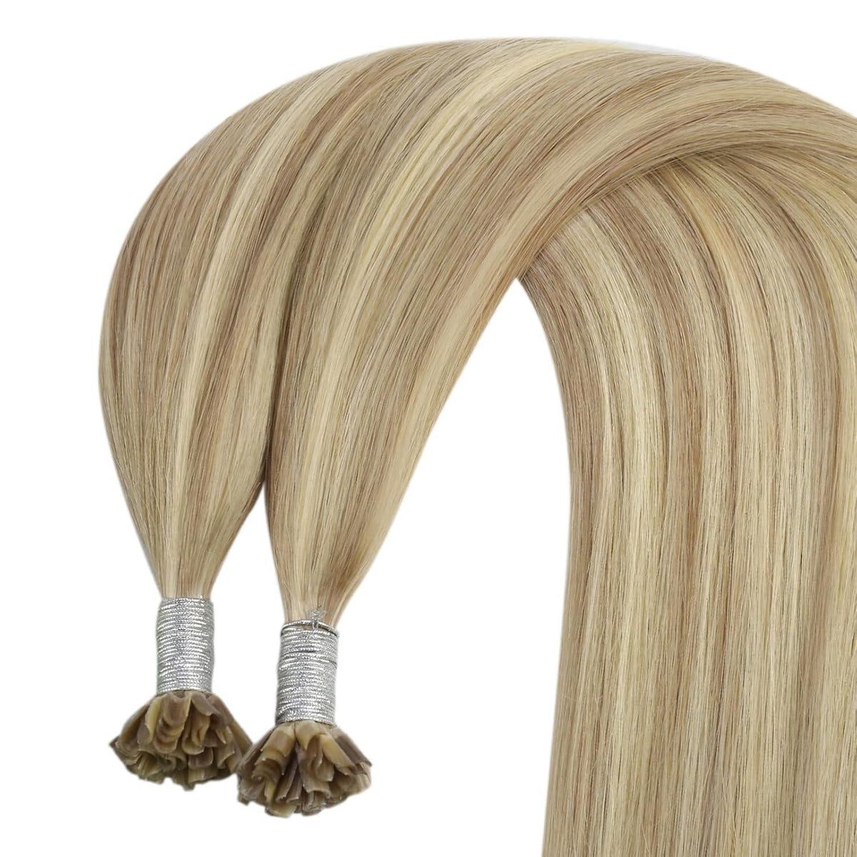 Echthaar Bondings Blond 50cm - Haarverlängerung 50g