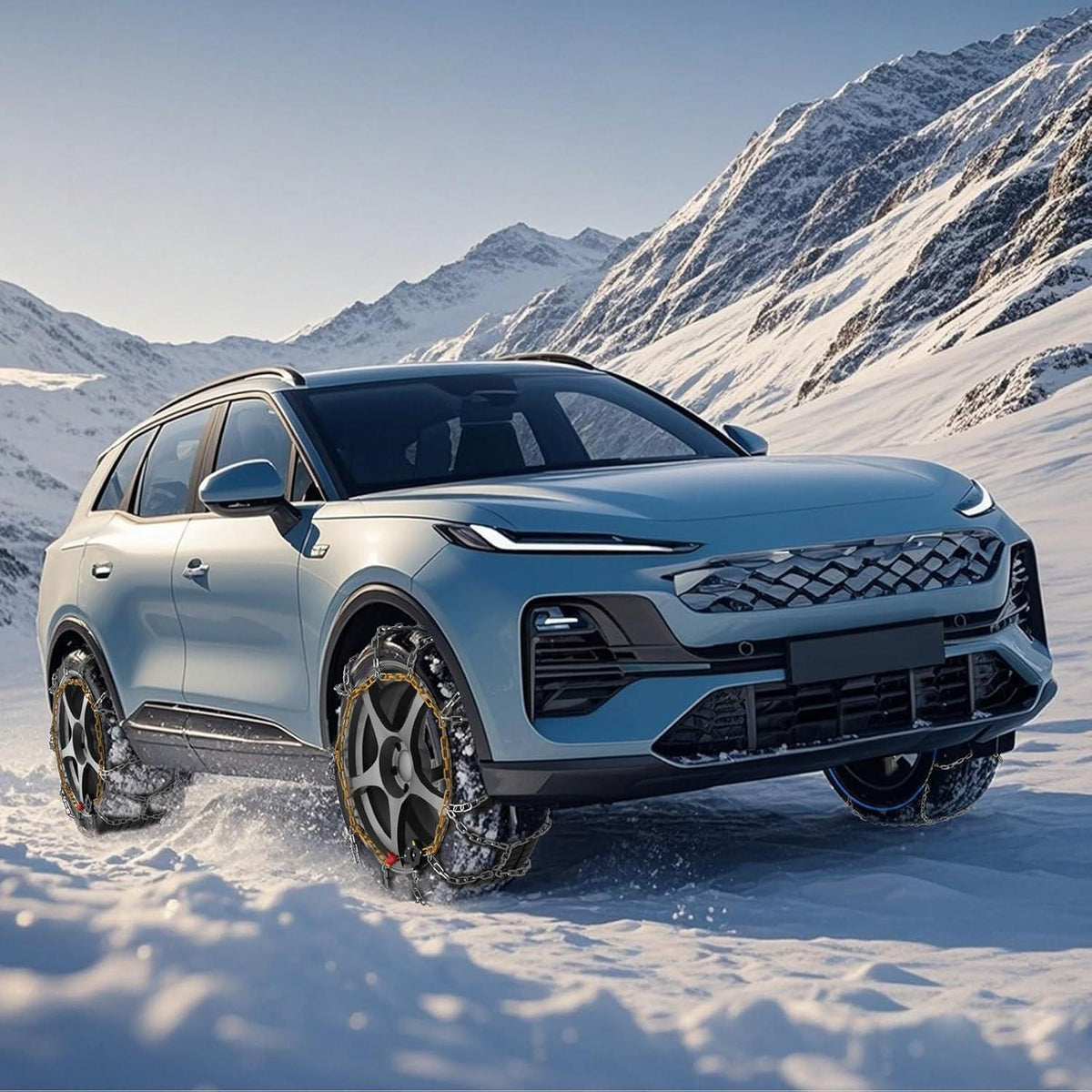 Automatische Schneeketten 12mm – Schnelle Montage für Auto (Größe 160)