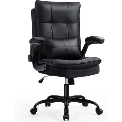 Ergonomischer Bürostuhl mit hoher Rückenlehne und Wippfunktion