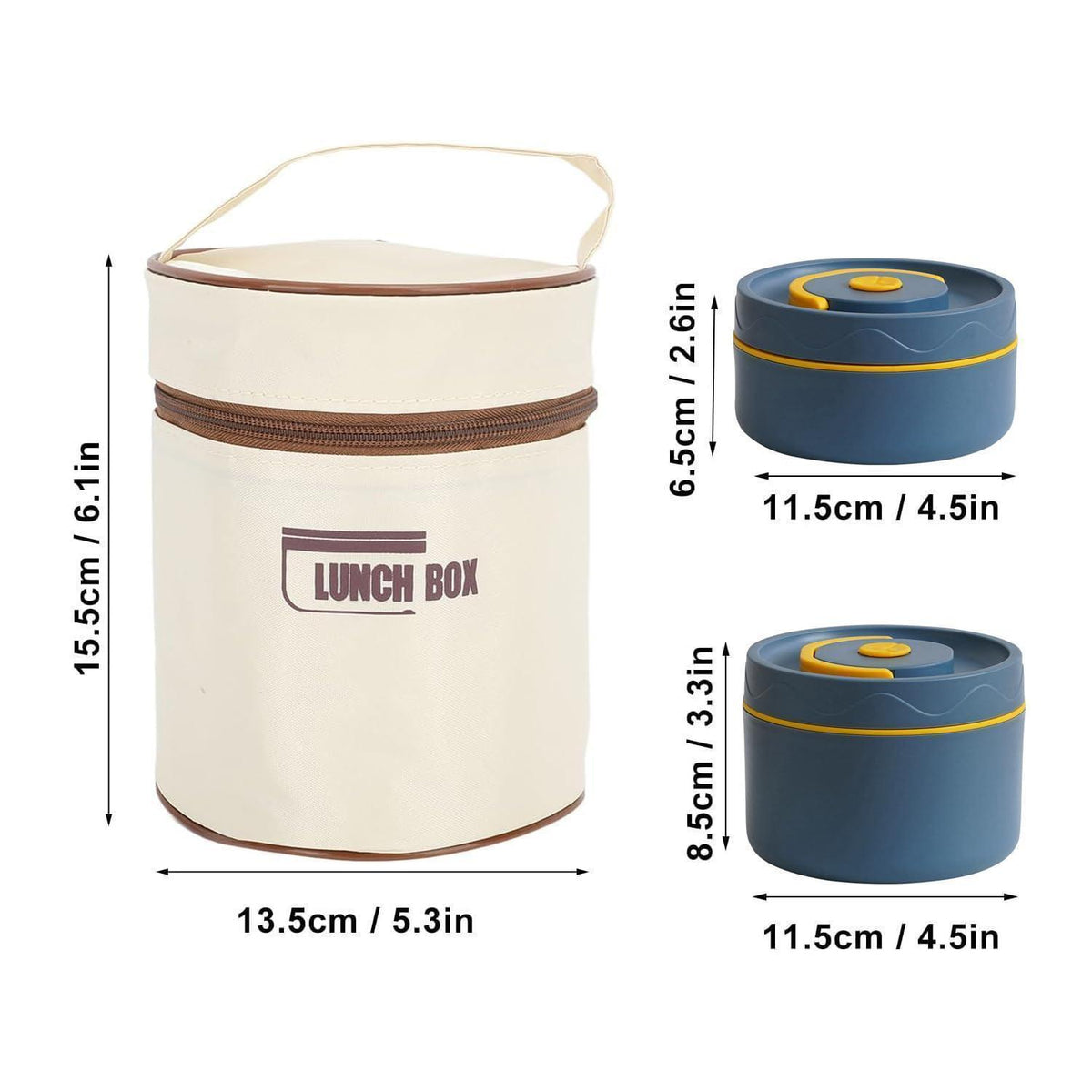 Edelstahl Lunchbox Thermobehälter für heiße & kalte Speisen