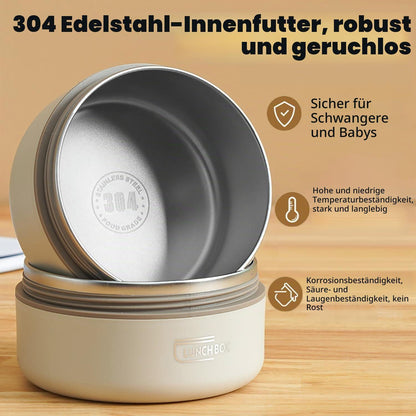 Edelstahl Lunchbox Thermobehälter für heiße & kalte Speisen