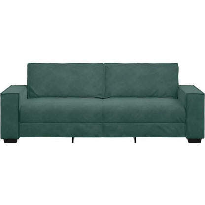 3-Sitzer Sofa Dunkelgrün Samt 180cm – Komfortable Polstercouch