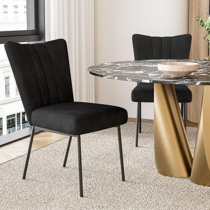 Samt Esszimmerstühle Set 4er – Modern & Komfortabel