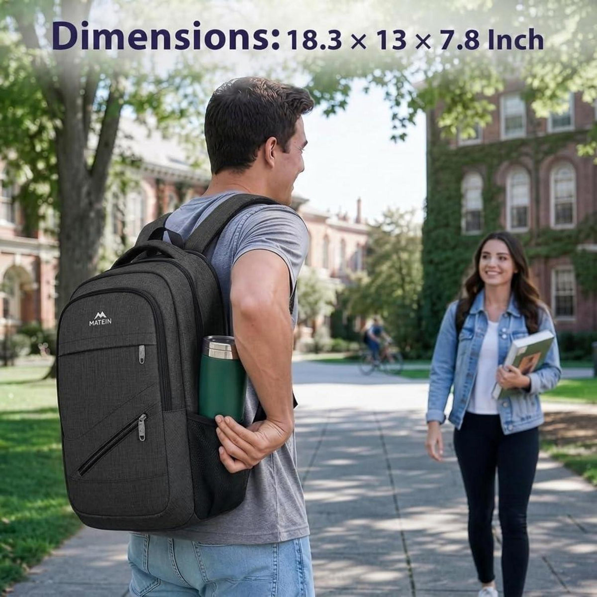 Laptop Rucksack Herren 17 Zoll – Wasserdicht & TSA-geprüft