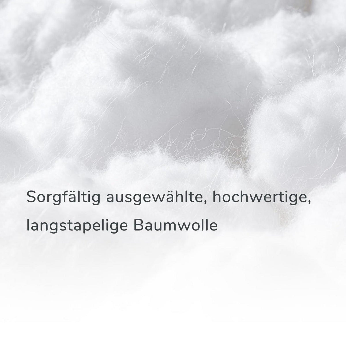 Muslin Bettwäsche Set 200x220 cm Rauchgrau 3-teilig