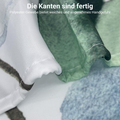 Duschvorhang 120x200 cm Blatt, Wasserabweisend, Waschbar