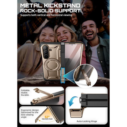 Hülle mit Ständer für Samsung Galaxy Z Fold 7, MagSafe, Displayschutz