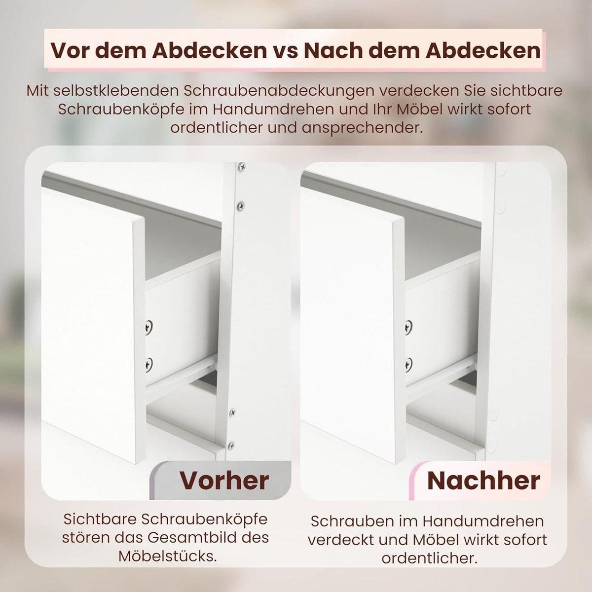 2er-Set Kommoden Weiß 3 & 4 Schubladen – Schlafzimmer & Büro