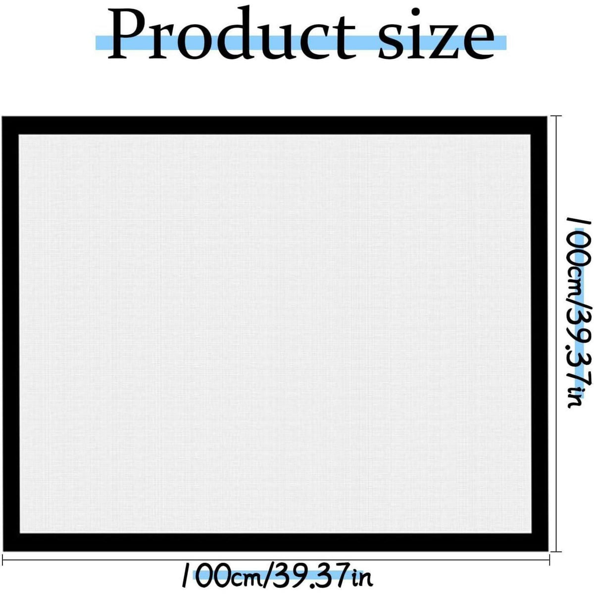 Fliegengitter Fenster 100x100cm – Zuschneidbar, Ohne Bohren, Insektenschutz