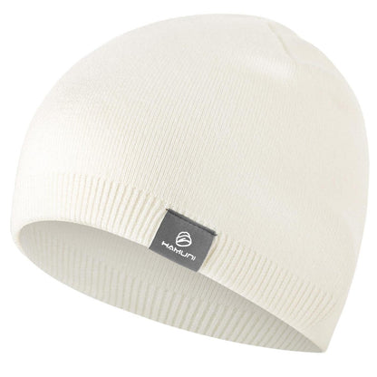 Strickmütze Damen & Herren Winter Beanie warm weiß
