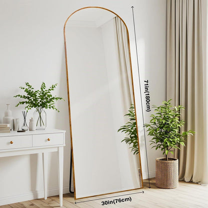 Gewölbter Ganzkörperspiegel 180x76cm – Klassisch & Modern