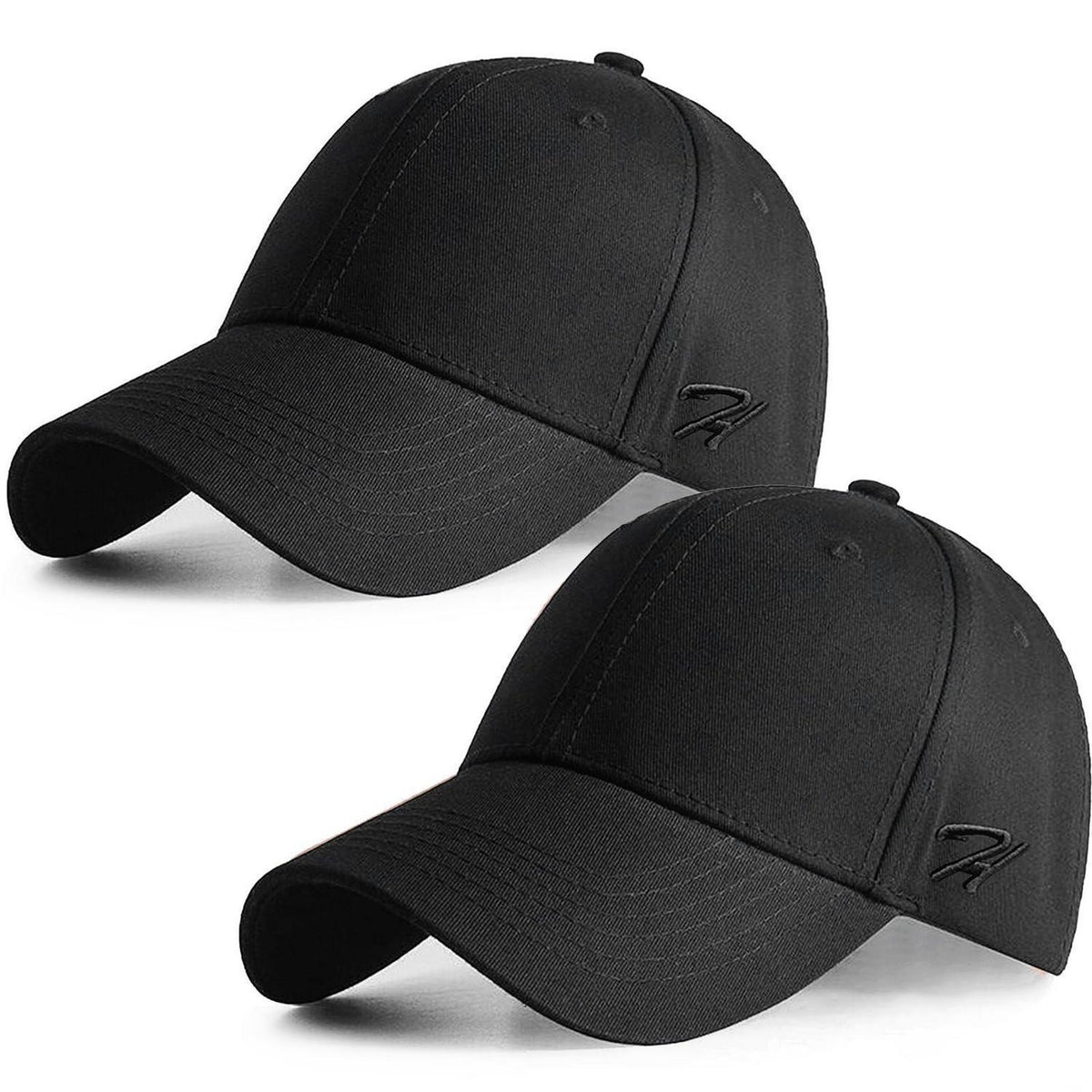 Baseball Cap Baumwolle Verstellbar – Unisex Kappe Schwarz