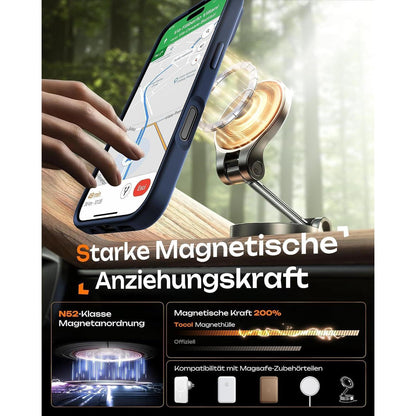 iPhone 17 Hülle mit MagSafe, Kameraschutz, matt, blau