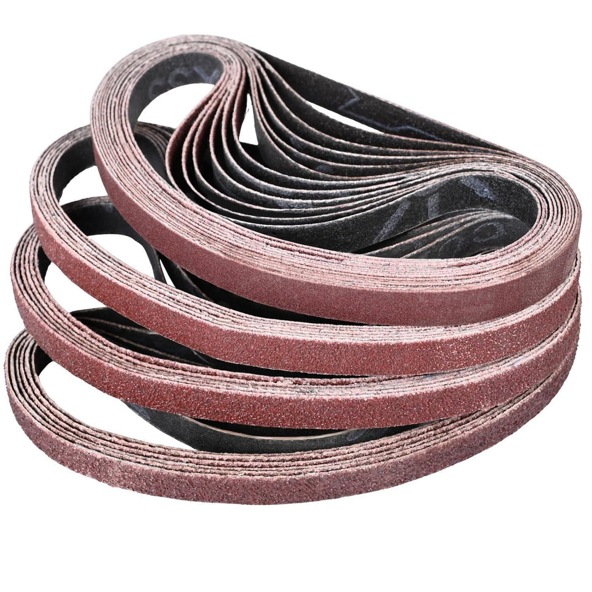 Schleifbänder 10x330 mm, 30 Stück, Mix-Körnung 60-240