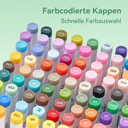 Acrylmarker Set 90 Farben – Wasserfest & Vielseitig