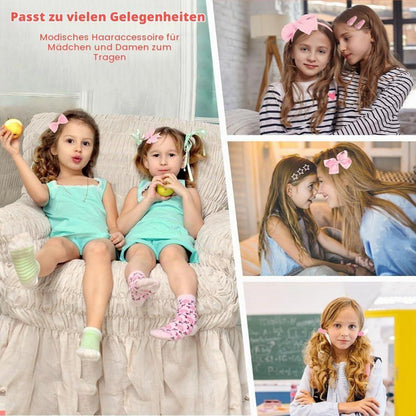 Haarschmuck Set Mädchen 77tlg. Haarklammern & Schleifen