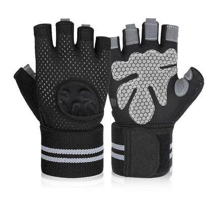 Fitness Handschuhe mit Handgelenkband für Damen und Herren