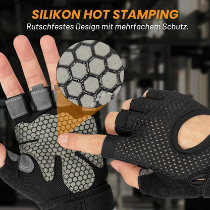 Fitness Handschuhe mit Handgelenkband für Damen und Herren