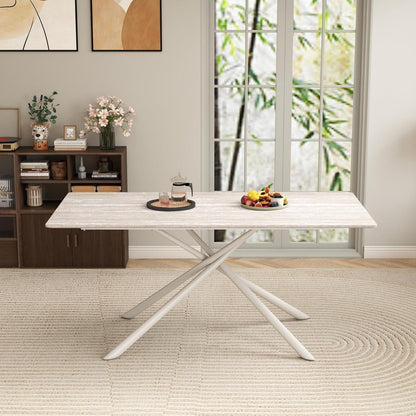 Esstisch Set 180cm & 4 Stühle – Modernes Esszimmer-Set