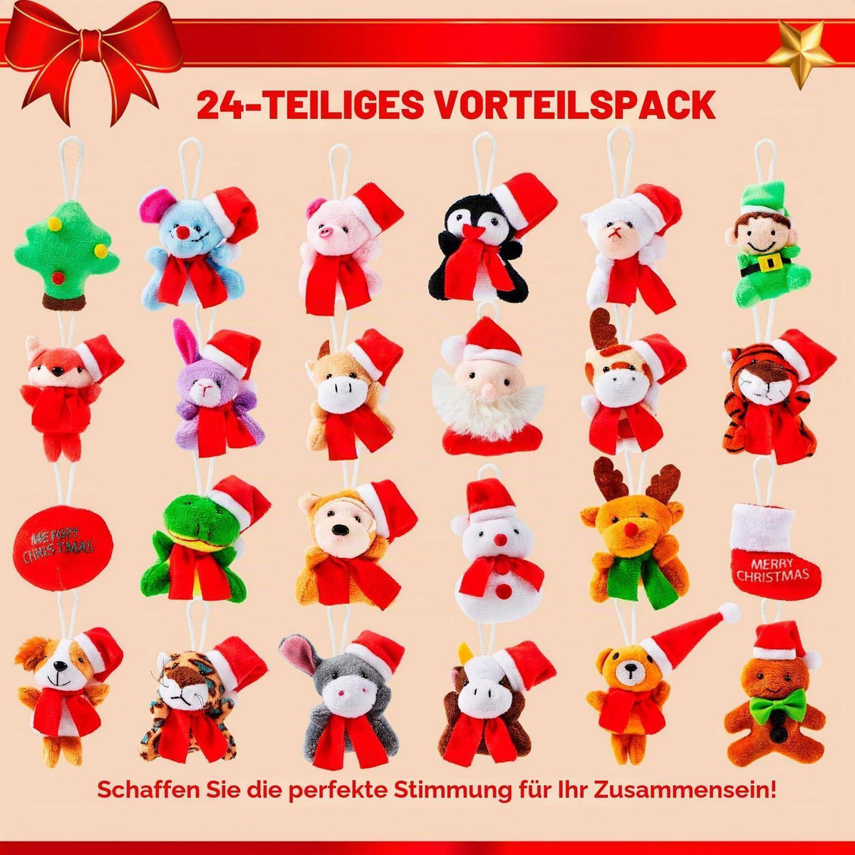 Adventskalender Plüschtiere Weihnachten 2026 – 24 Tage Überraschung