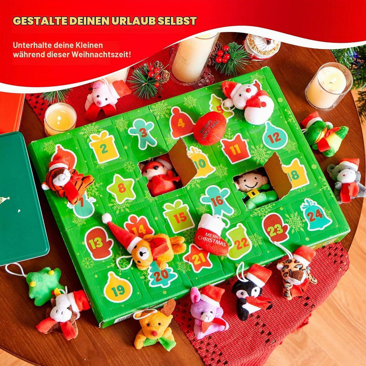 Adventskalender Plüschtiere Weihnachten 2026 – 24 Tage Überraschung