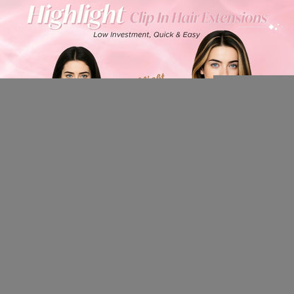 Clip-In Haarverlängerung Echthaar Braun 45cm – 6 Strähnen