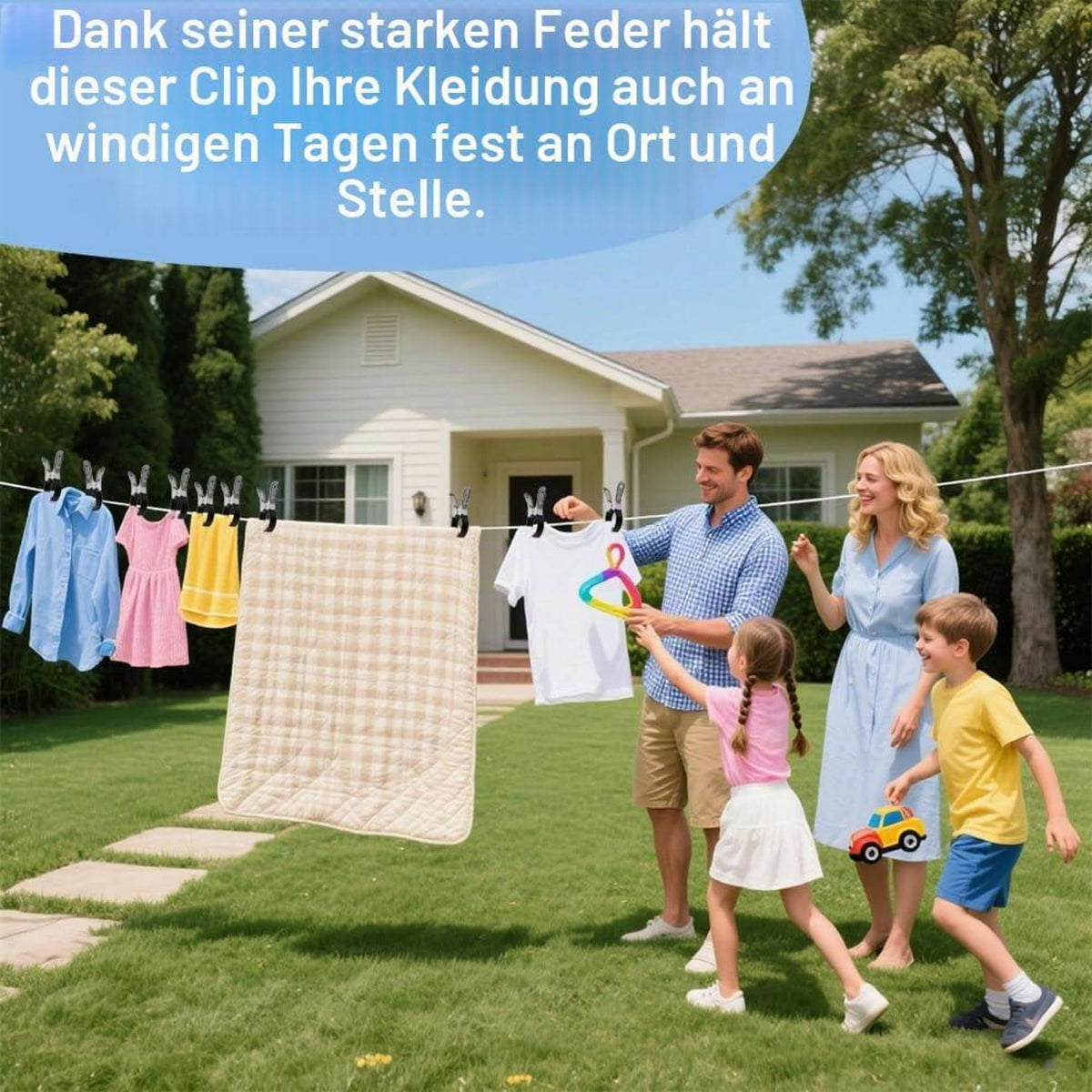 10x Edelstahl Handtuchklammern für Strandliege & Outdoor
