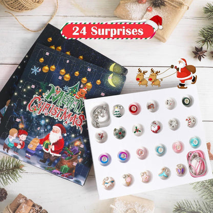 Adventskalender Schmuck Basteln für Mädchen mit Armbändern