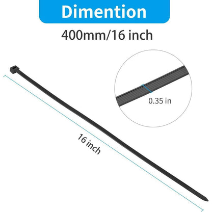 Robuste Kabelbinder 40,6 cm – 500er Pack, Weiß