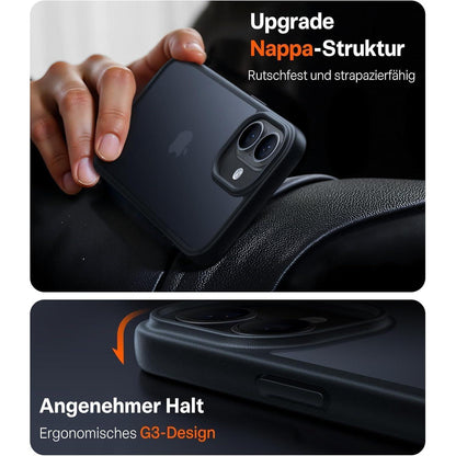 iPhone 17 Schutzhülle Stoßfest mit Kameratastenschutz Schwarz