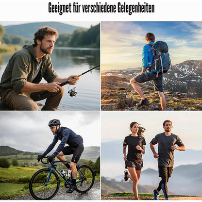 4er-Pack UV-Schutz Armlinge Herren – Kühlung & Kompression