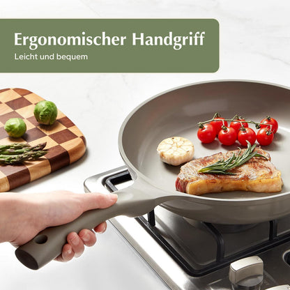11-teiliges Keramik Topfset Induktion – Grau
