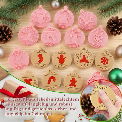 Weihnachtsausstecher Set 20 Stück Kunststoff Plätzchenformen Kinder
