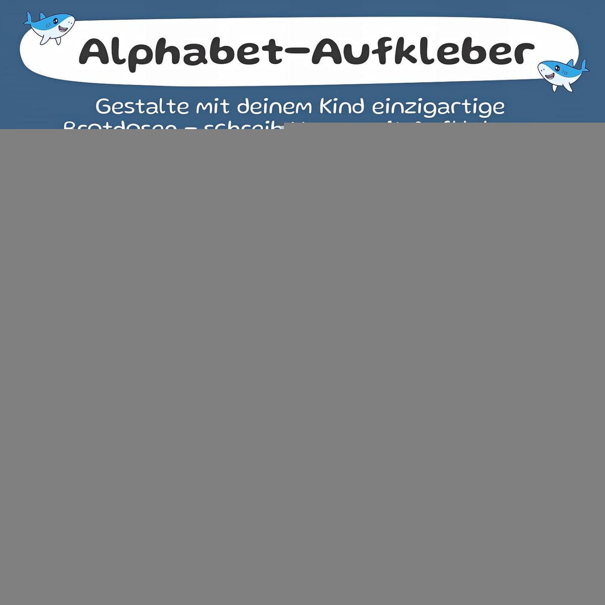Brotdose Kinder mit Fächern & Aufklebern – Auslaufsicher & BPA-frei