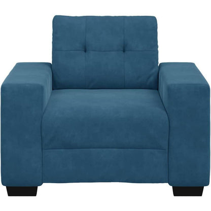 Blauer Samt Sessel 60 cm – Modernes Sofa für Wohnzimmer & Co.