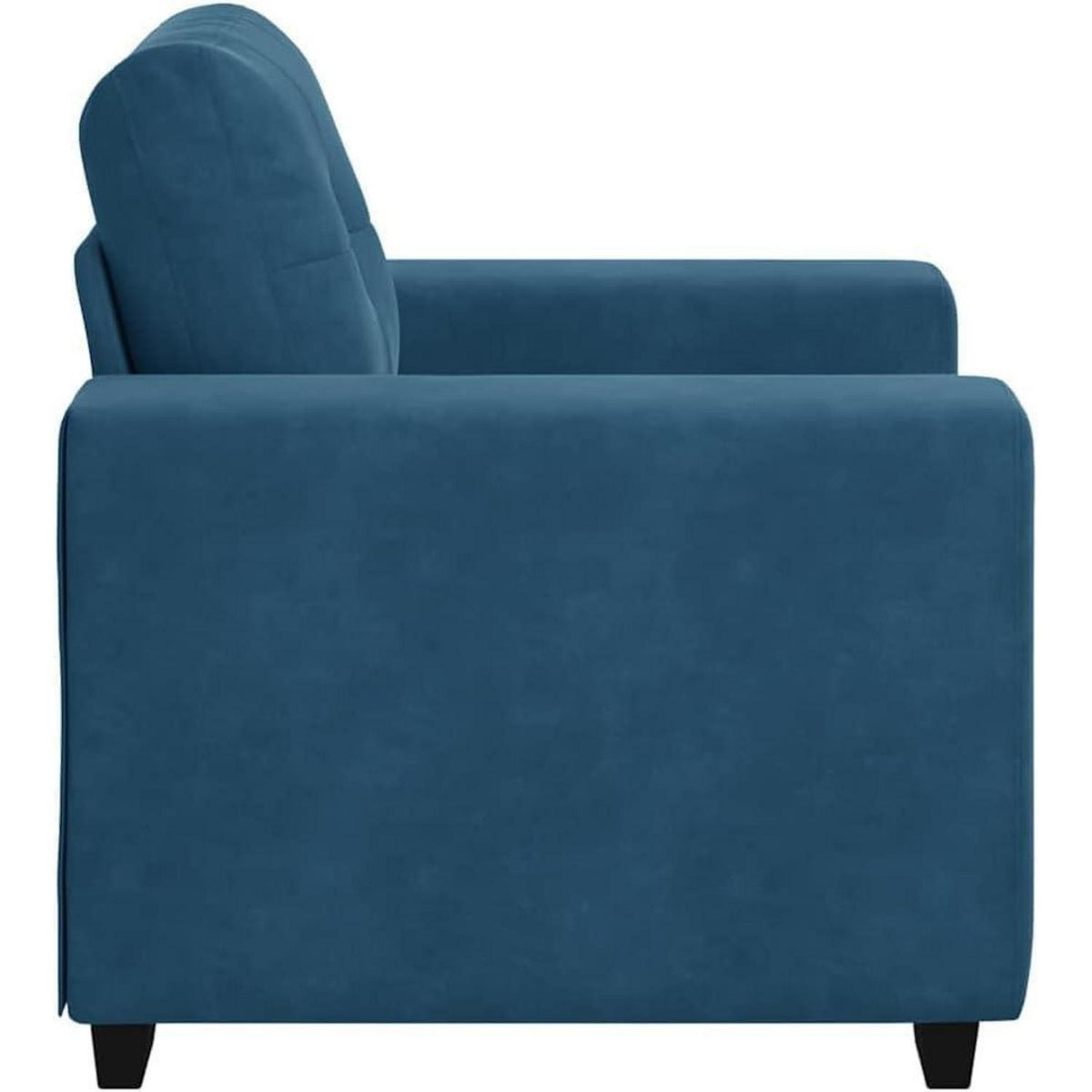 Blauer Samt Sessel 60 cm – Modernes Sofa für Wohnzimmer & Co.