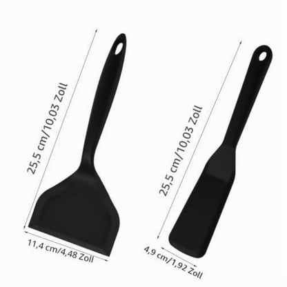 2x Silikon Pfannenwender Set – Hitzebeständig & Antihaft