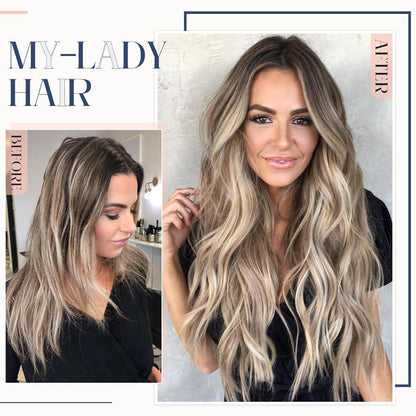 Echthaar Extensions Bondings #06 Hellbraun 55cm – 25g