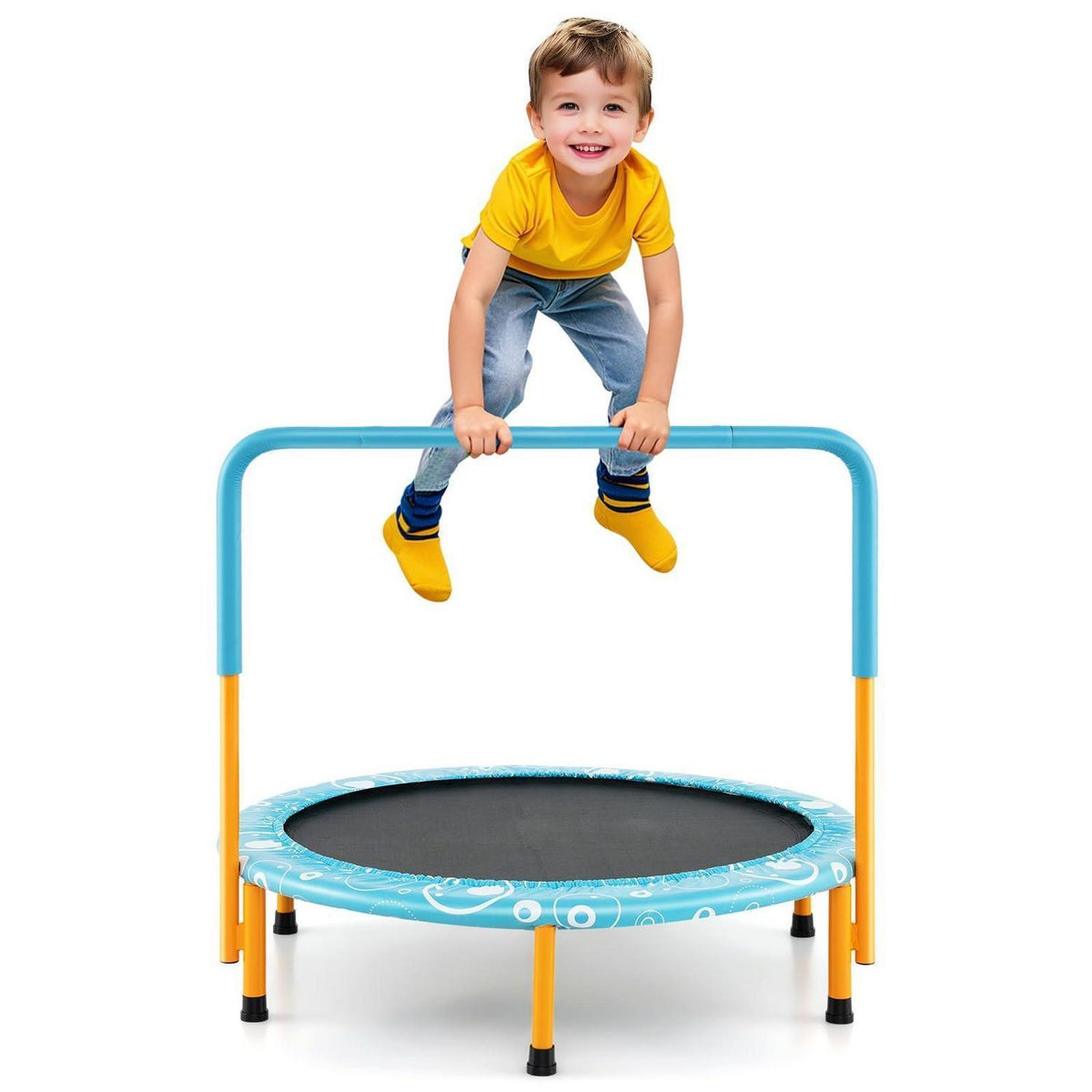 Kindertrampolin 92x92cm – Stabil & Faltbar für Innenraum