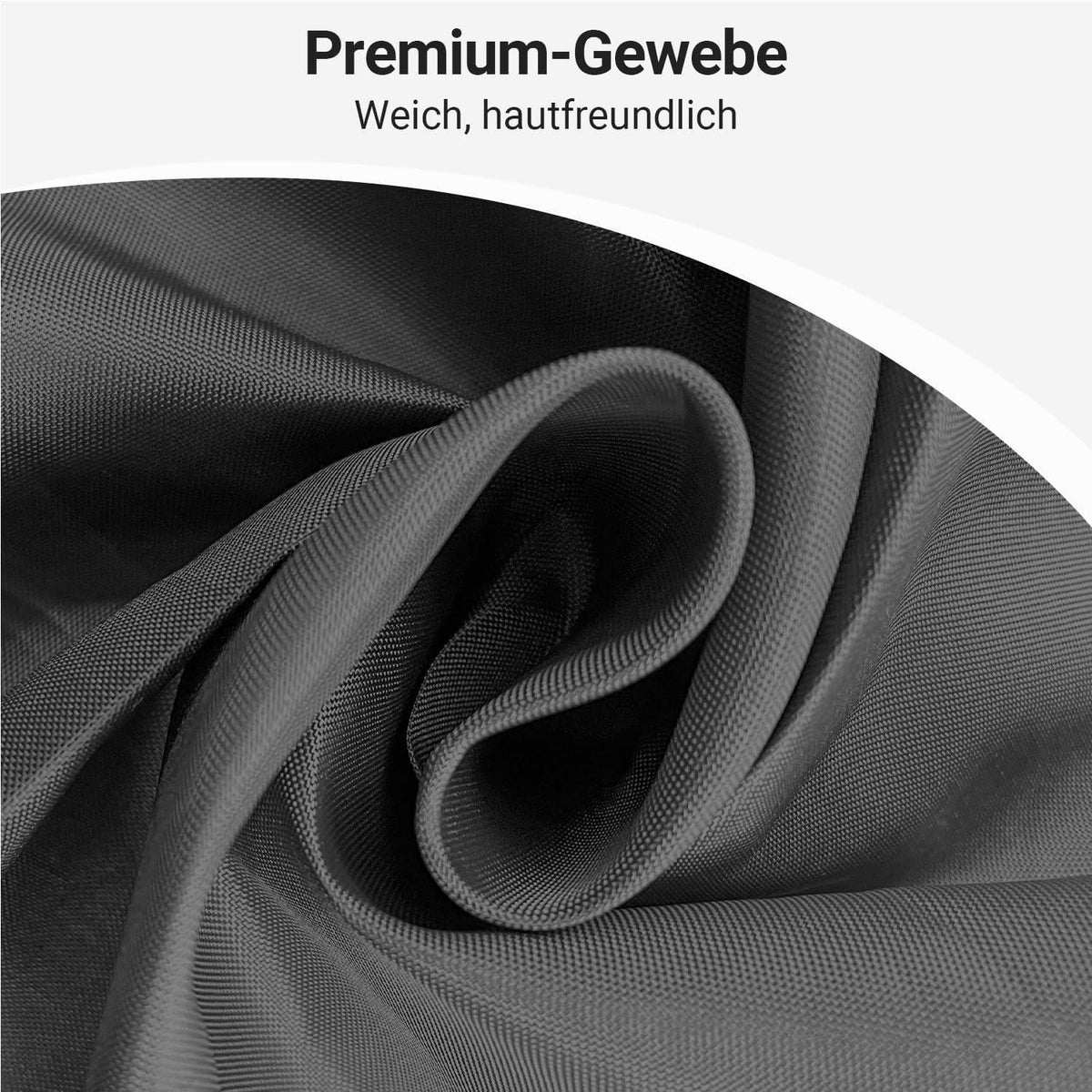 Duschvorhang dunkelgrau 100x180 cm | Antischimmel & Wasserabweisend