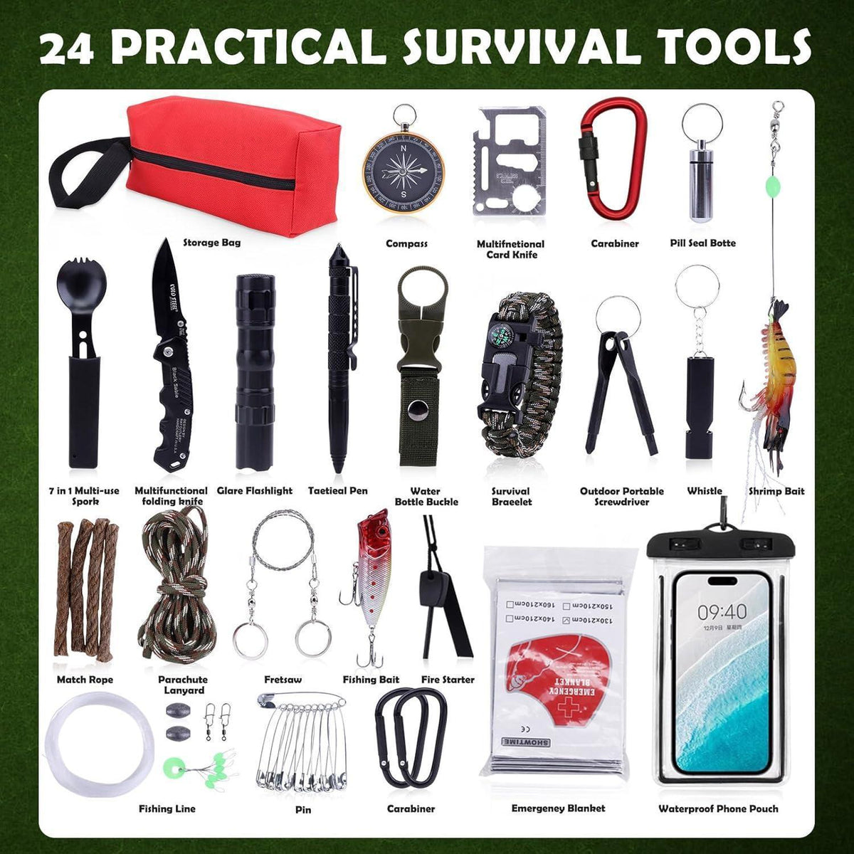 Survival Adventskalender für Männer – 24 Outdoor-Tools