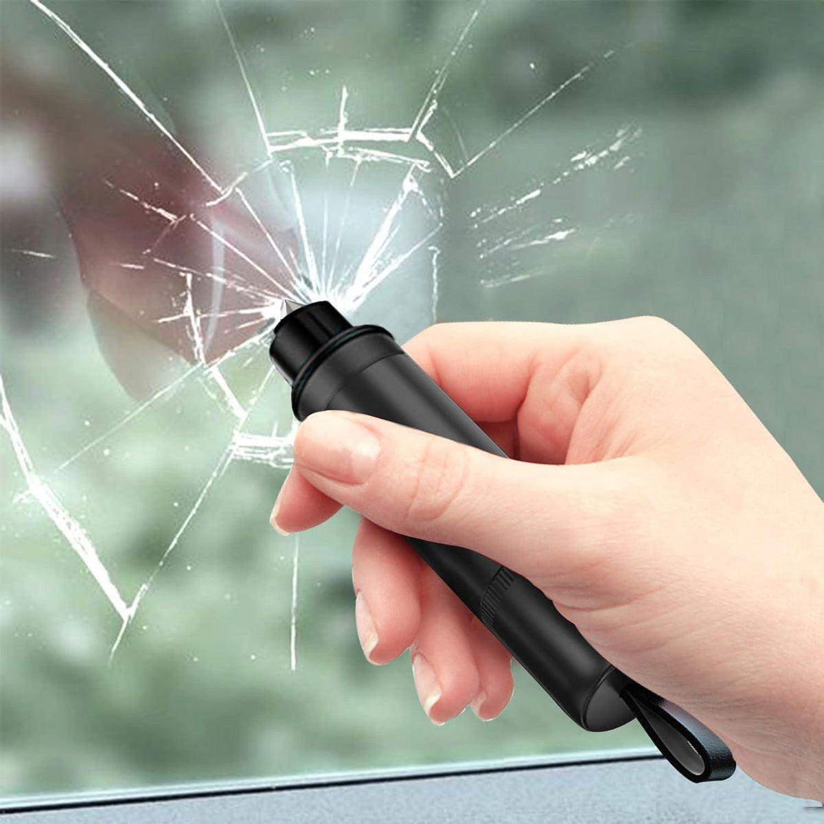 Notfallhammer Auto mit Gurtschneider – 2-in-1 Sicherheitswerkzeug