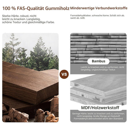 Schuhregal Bank mit Kissen, 100cm Walnuss