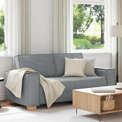 2-Sitzer Sofa Hellgrau – Modernes Couch Sofa 140 cm