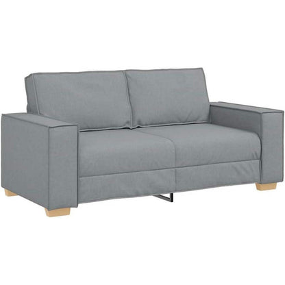 2-Sitzer Sofa Hellgrau – Modernes Couch Sofa 140 cm