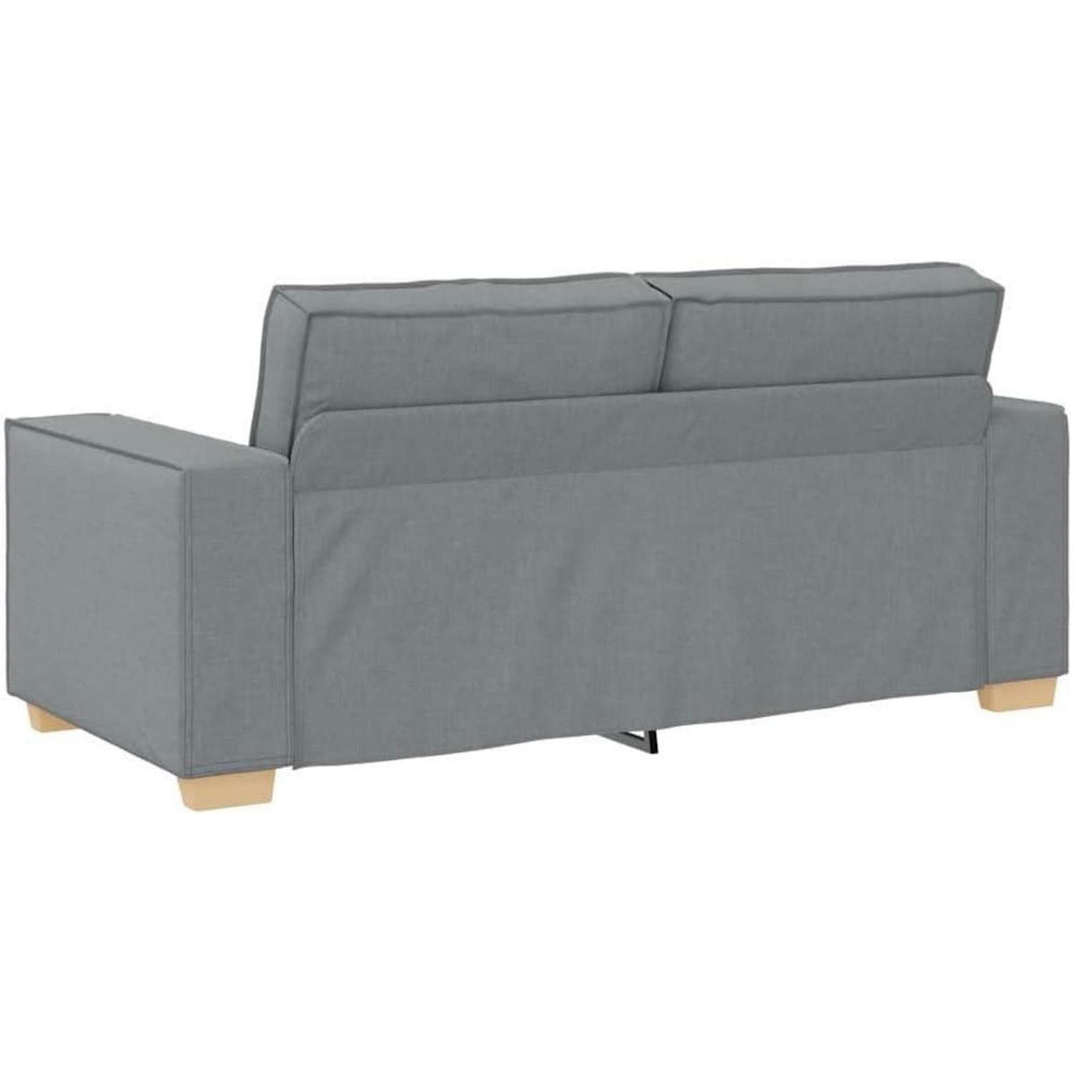 2-Sitzer Sofa Hellgrau – Modernes Couch Sofa 140 cm