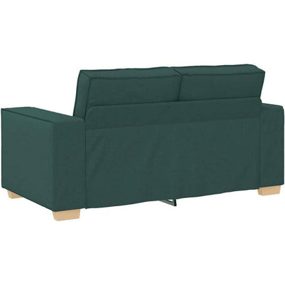 2-Sitzer Sofa Dunkelgrün mit Schlaffunktion – 120 cm Stoffsofa