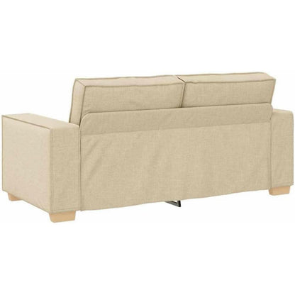 2-Sitzer Sofa Creme – Gemütliches Mini Sofa für Wohnzimmer & Büro