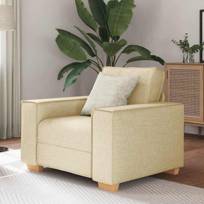 Creme Mini Sofa 60 cm – Bequemer Stoff-Sessel für Wohnzimmer