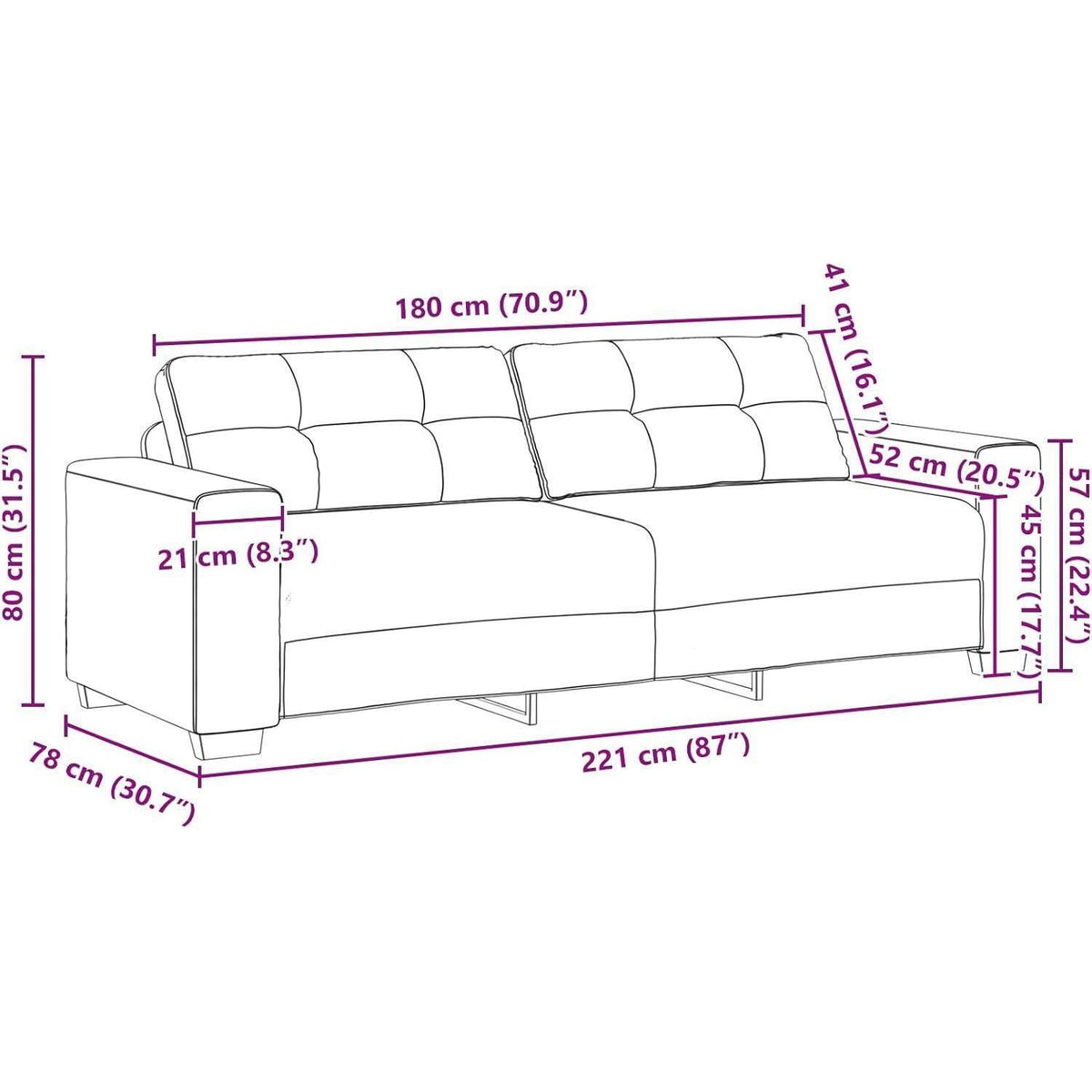 3-TLG. Samt Sofagarnitur Dunkelgrün – Modernes Wohnzimmer Set